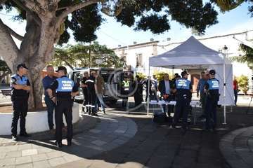 La Policía Local de Telde presentó este viernes su Unidad de Drones (Foto TA)